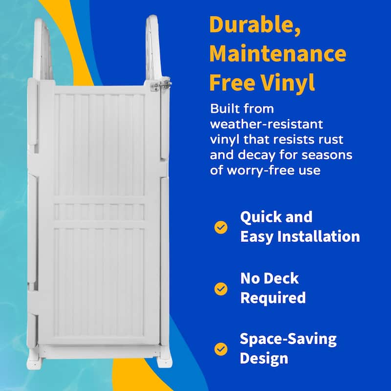 Easy-In Pool Entry System - 24.67 in. W x 56 in. D x 81 in. H