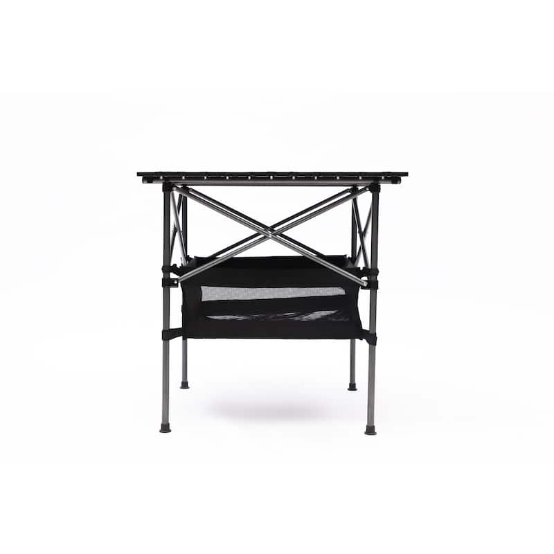 Set of 5, Folding Outdoor Table and Chair Set - N/A