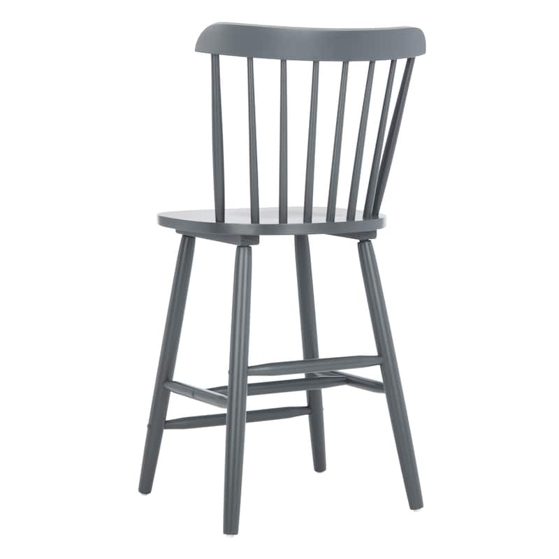 SAFAVIEH Arra 24-inch Spindle Farmhouse Counter Stool (Set of 2) - 19.9" x 20.1" x 43.1" - 20"W x 20"D x 38"H