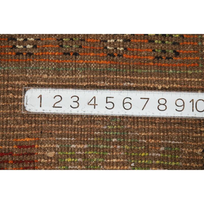Multicolor Abstract Moroccan Oriental Area Rug Handmade Wool Carpet - 5'9" x 7'9"
