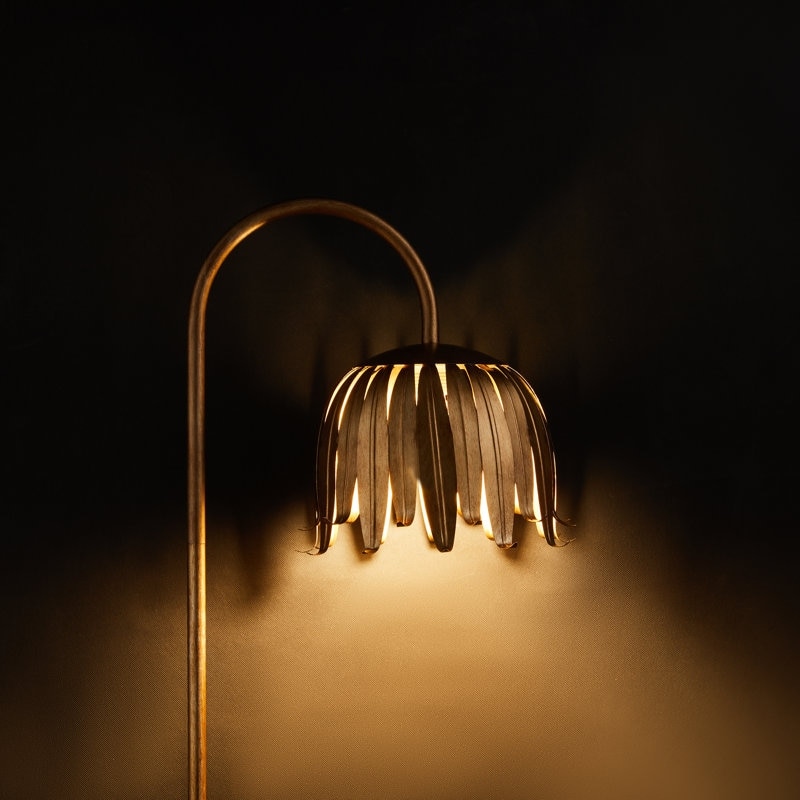 Acroma - 60.88" Arched Steel Dimmable Floor Lamp - N/A