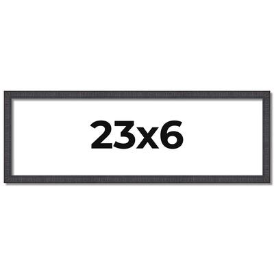 23x6 Frame Brown Solid Wood Picture Frame - Complete Modern Photo