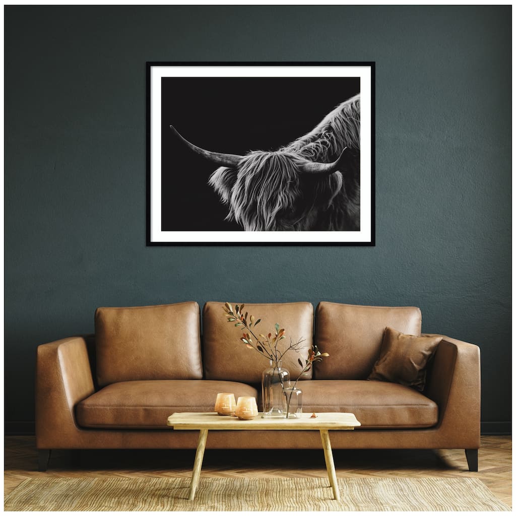 Kate and Laurel Scottish Highland No. 6 by Crystal Lynn Collins Framed Wall Art Print