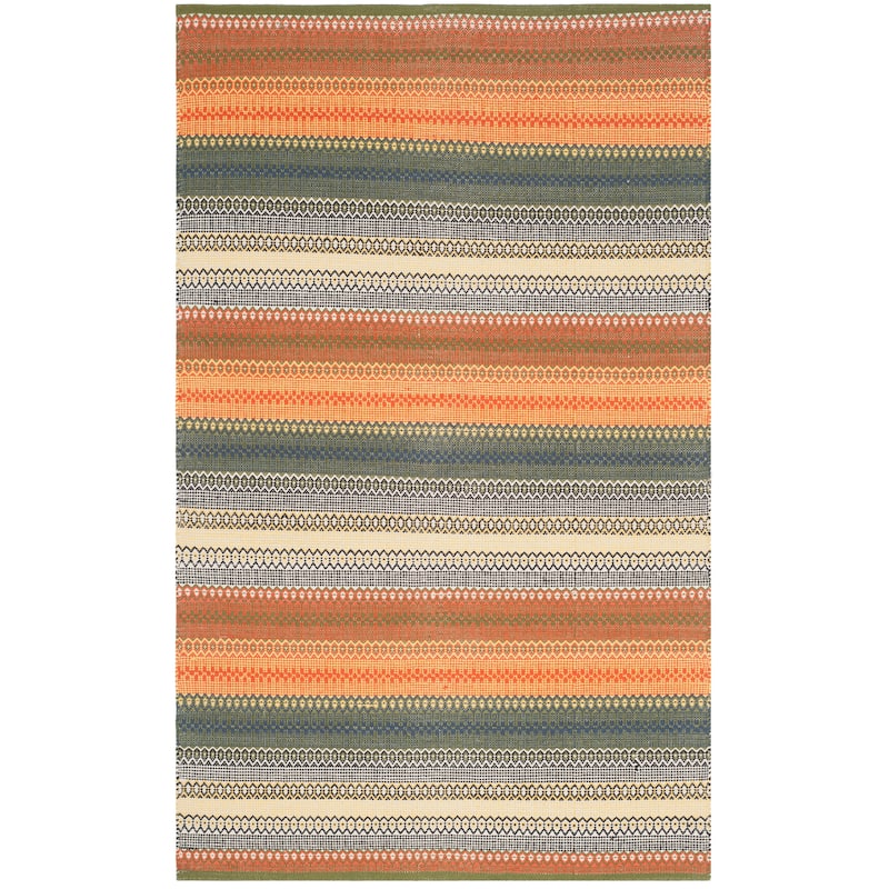 SAFAVIEH Handmade Striped Kilim Yasmin Stripe Wool Rug