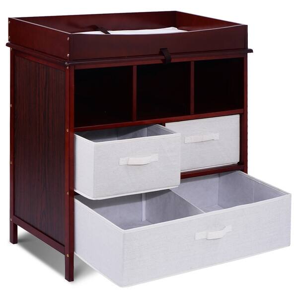 Shop Costway Infant Baby Diaper Station Nursery Furniture Changing