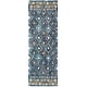 preview thumbnail 7 of 22, SAFAVIEH Handmade Aspen Kulli Bohemian & Eclectic Tribal Wool Rug 2'3" x 7' Runner - Blue/Gold - Runner