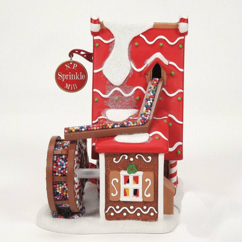 Department 56 North Pole Series Sprinkle Mill Lighted Building - 6013431