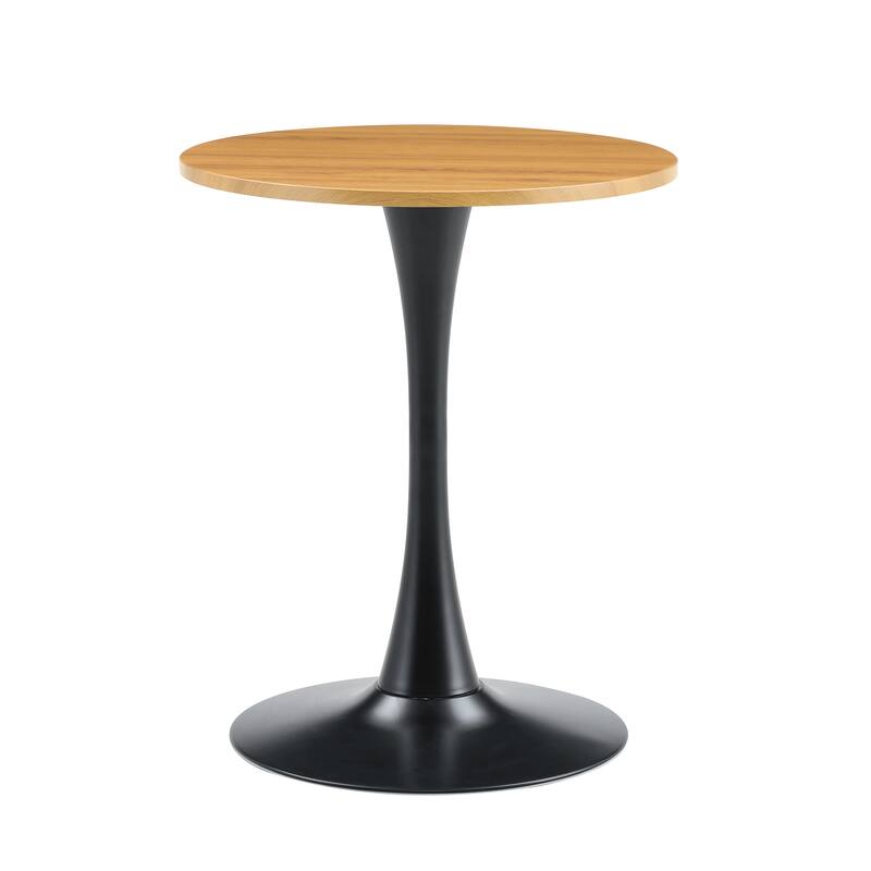 Round Tulip Dining Table, Kitchen Table with Thickened Tabletop, Bistro Table Circle Table Coffee Table