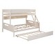 preview thumbnail 10 of 16, Bunk Bed with Trundle and Storage, Safety Guardrails for Kids
