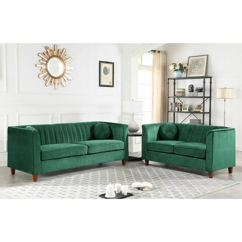 Lowery velvet Kitts Classic Chesterfield Living room seat-Loveseat and Sofa