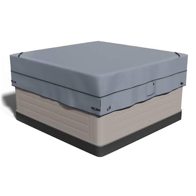 Square Hot Tub Cover SPA Covers for Hot Tub, Grey - 85"Wx85"Lx20"H