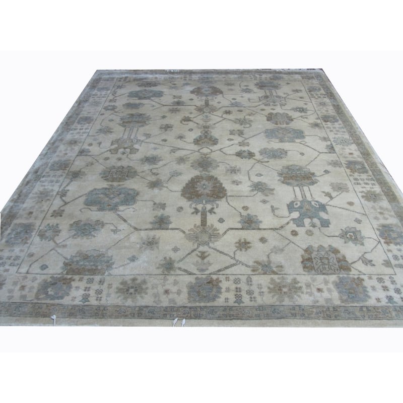 SAFAVIEH Couture Hand-knotted Oushak Niva Traditional Oriental Wool Rug