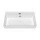 preview thumbnail 17 of 42, Rectangular Wall Mount Basin with Faucet Drilling Options and Overflow