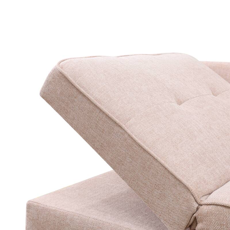 Convertible Sofa Bed Sleeper Sofa Chair Folding Ottoman Recliner Loveseat for Living Room