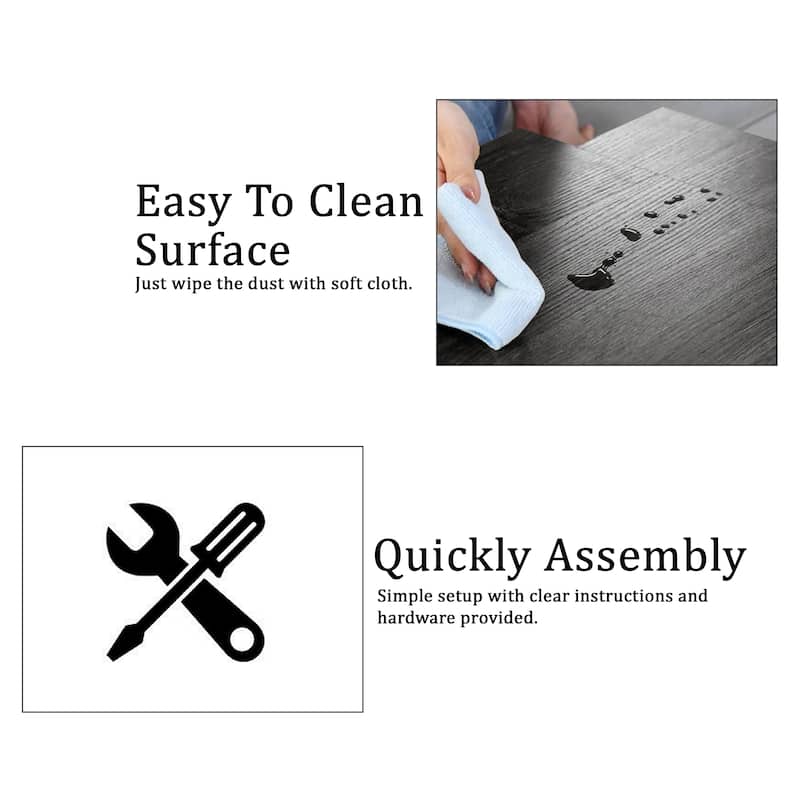 CraftPorch Contemporary Kids Table with Drawers