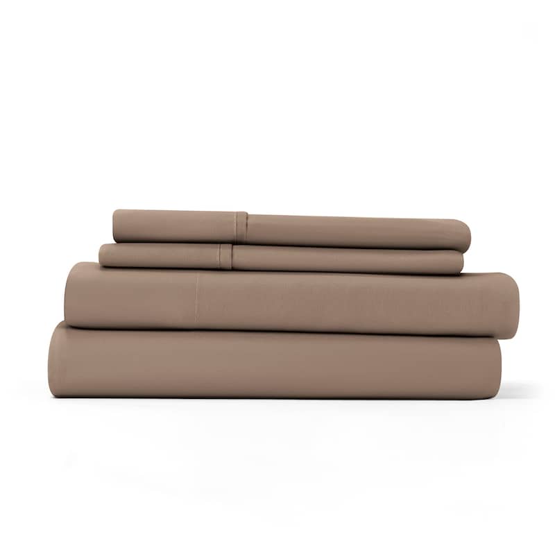 Home Collection Ultra-soft 4-piece Deep Pocket Bed Sheet Set - California King - Taupe