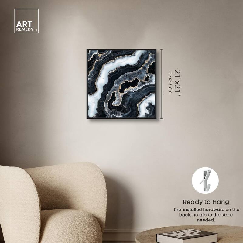 Aureate Ash Canvas by Art Remedy