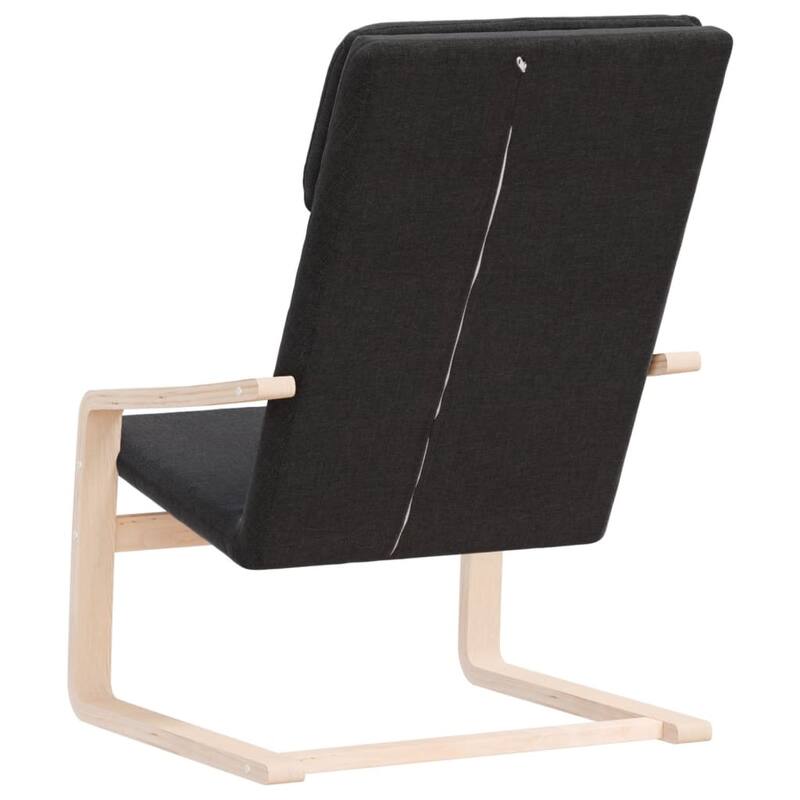 vidaXL Relaxing Chair Cream Fabric - 23.2" x 32.3" x 38.6"