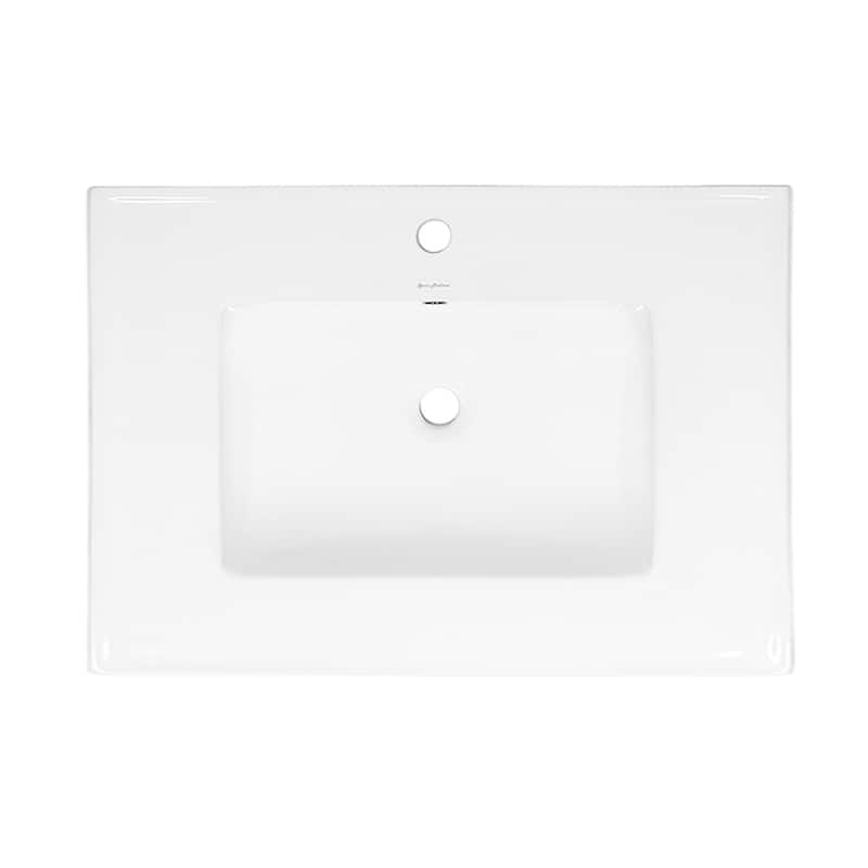 30" Ceramic Vanity Sink Top