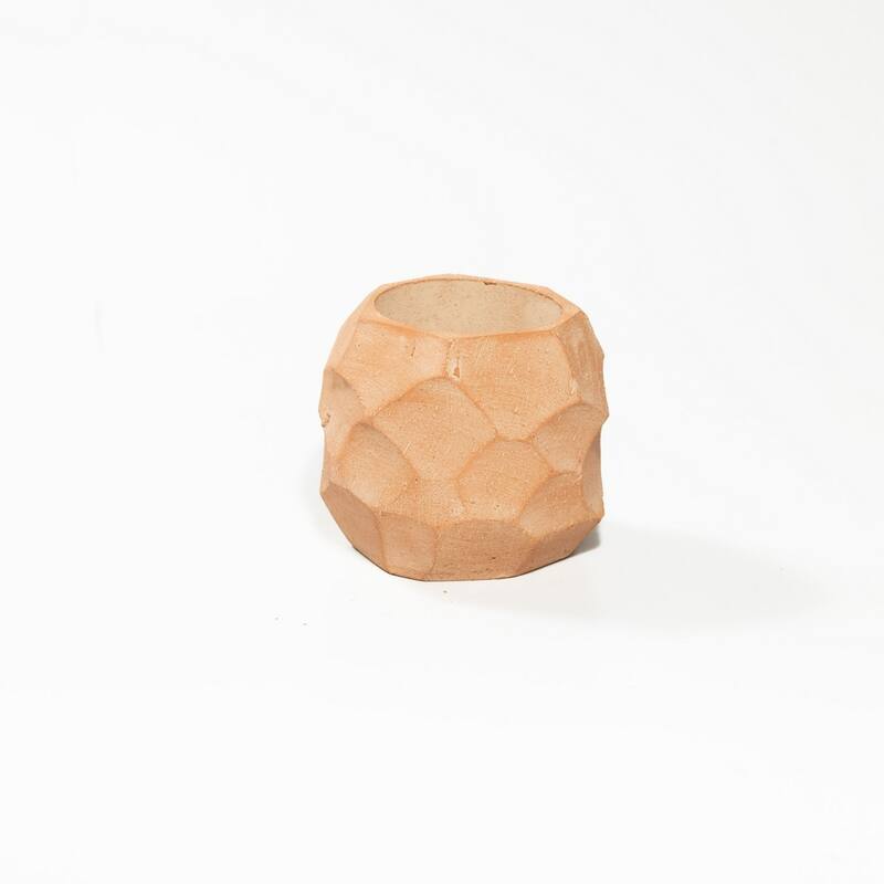 Small Nugget Standing Planter - 6.25" - Beige