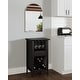 preview thumbnail 6 of 13, Modern Metal Framed Maeve Arched Wall Accent Mirror