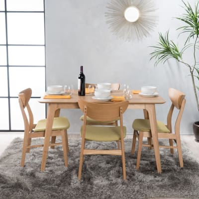 Anise 5-piece Wood Rectangular Dining Set by Christopher Knight Home
