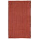SAFAVIEH Jerneja Handmade Solid Chunky Jute Area Rug - 2'6" x 4' - Rust