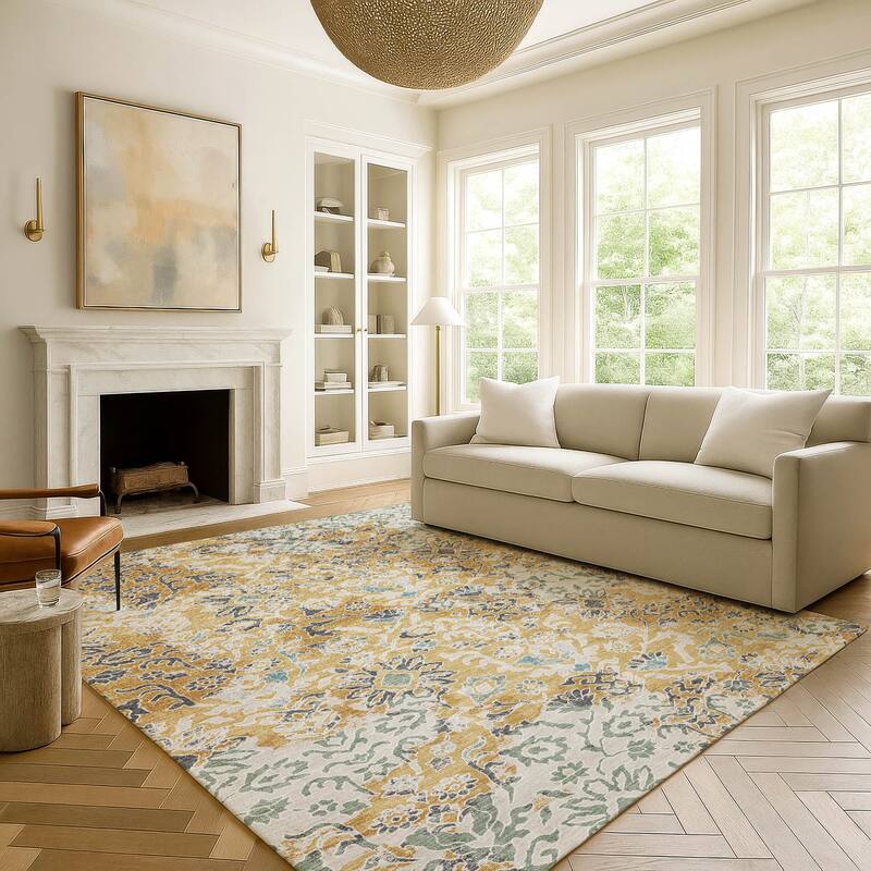 Machine Washable Indoor/ Outdoor Global Avon Chantille Rug