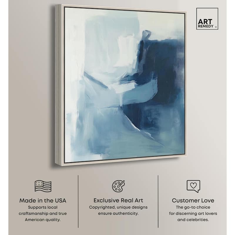 Glacial Reflections I Canvas by Art Remedy