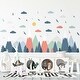 preview thumbnail 3 of 19, Walplus Huge Colorful Mountain Landscape Children Wall Stickers Nursery Décor