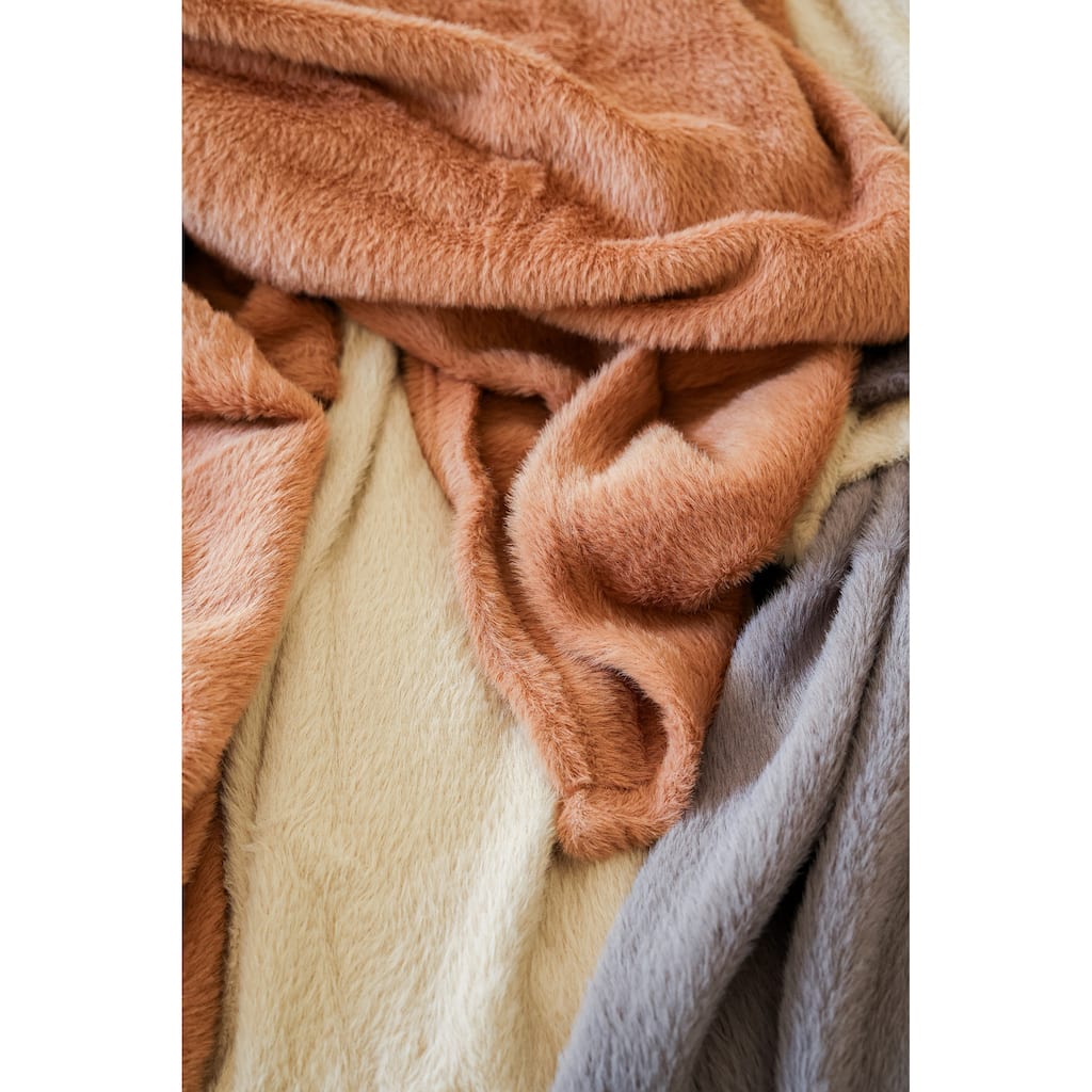 Jennifer Adams Faux Fur Embrace Throw