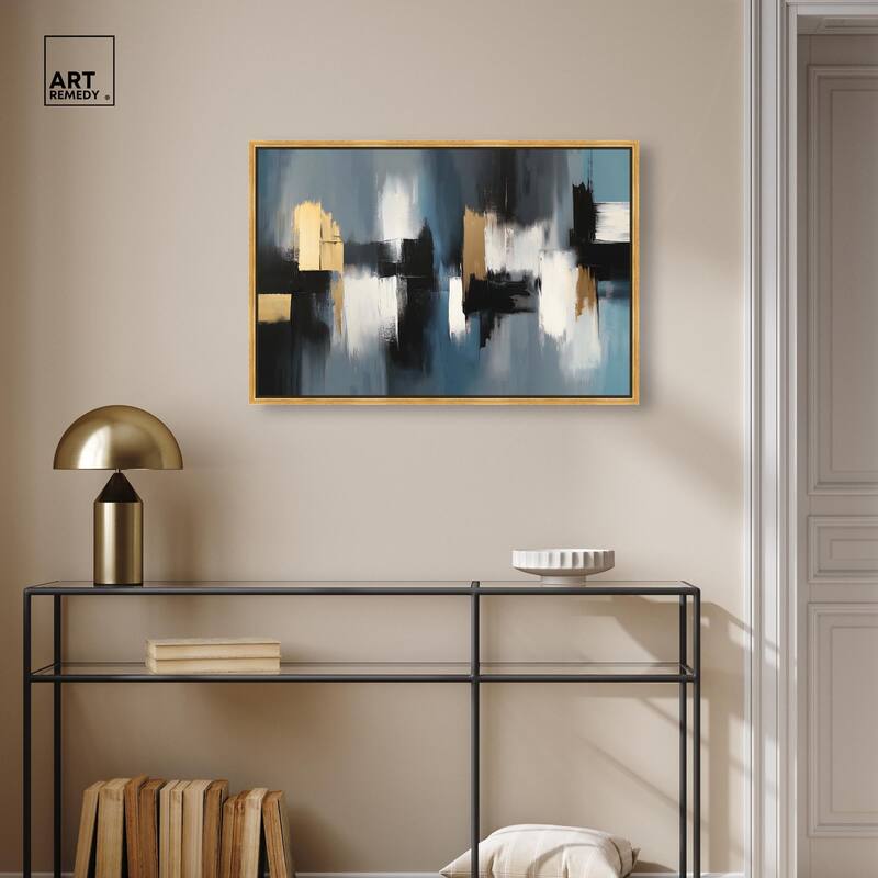 Within Blues Canvas by Art Remedy