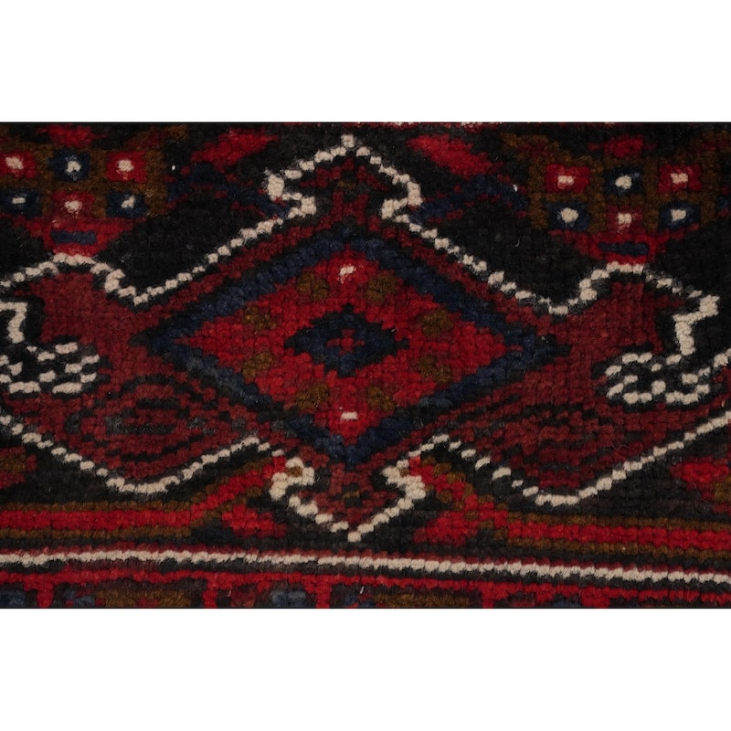 Hand Knotted Oriental 100% Wool Carpet Traditional Medallion Red Heriz Area Rug - 13' 1'' X 9' 7''