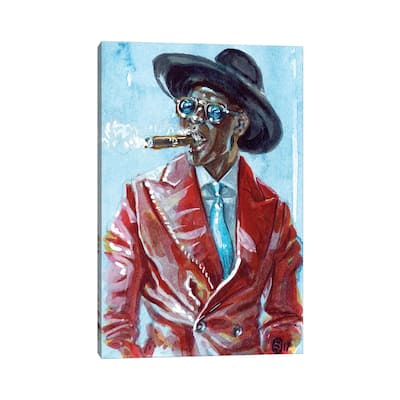 iCanvas "A Man and His Cigar" by Sunflowerman Canvas Print