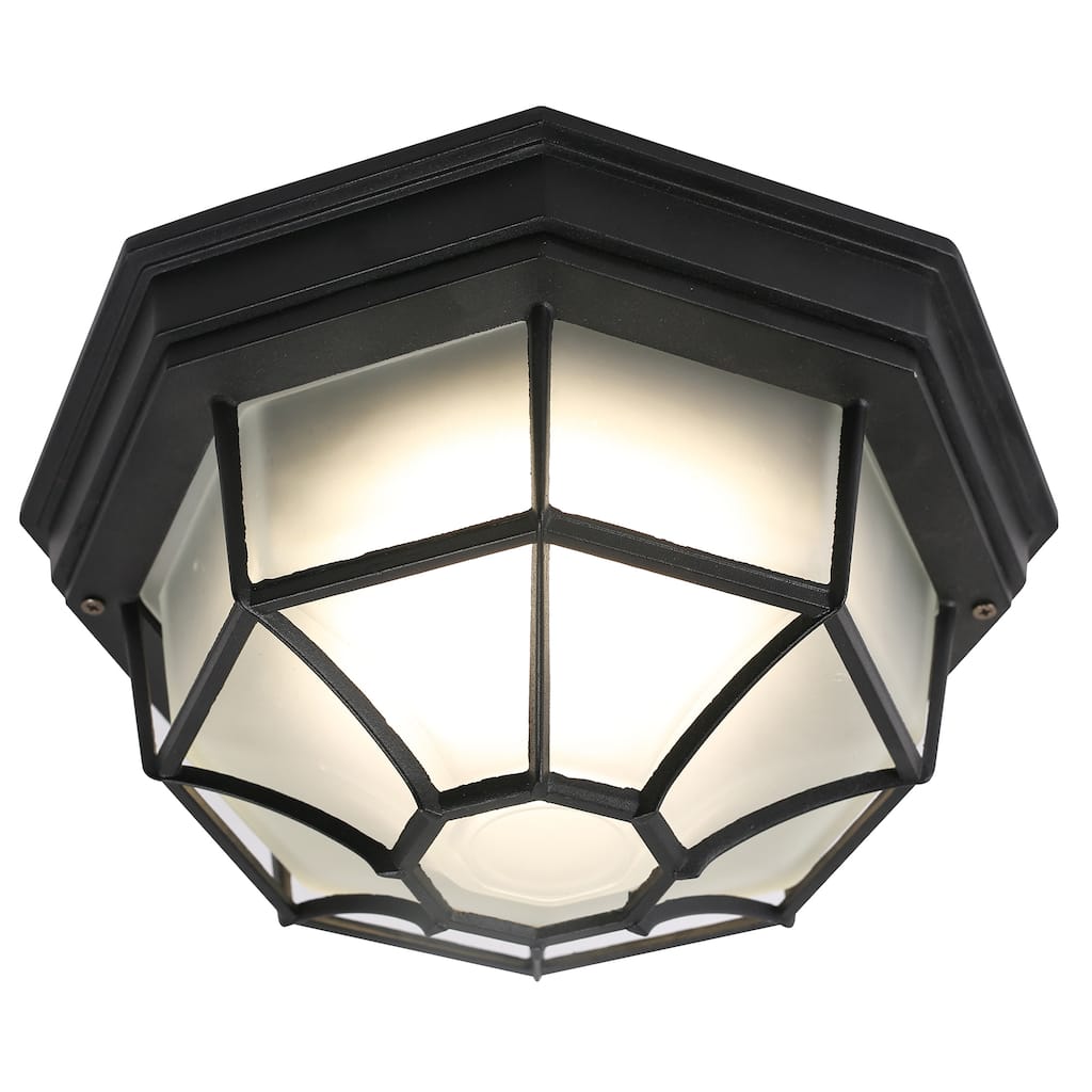 LED Flush Mount Ceiling light in Black