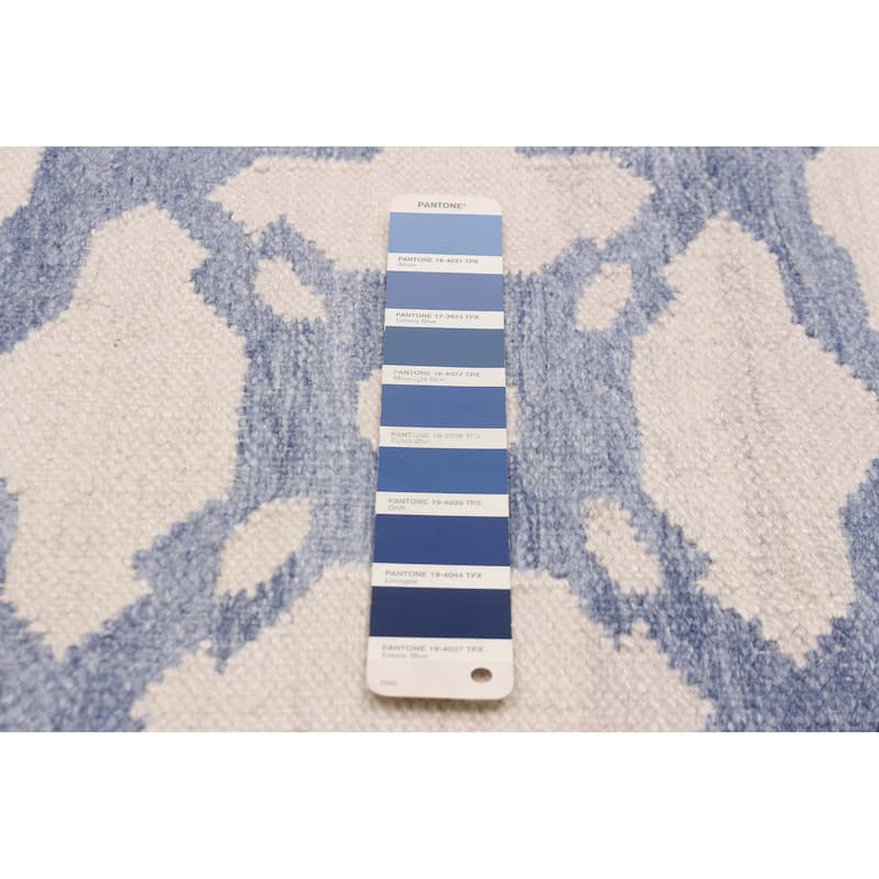 Ankara FW Slate Blue Kilim 5'1" x 7'11" - 5'1 x 7'11