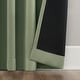 preview thumbnail 15 of 56, Sun Zero Aria 2-pack Magnetic Closure Theater Grade Total Blackout Back Tab 2-Piece Curtain Panel Pair