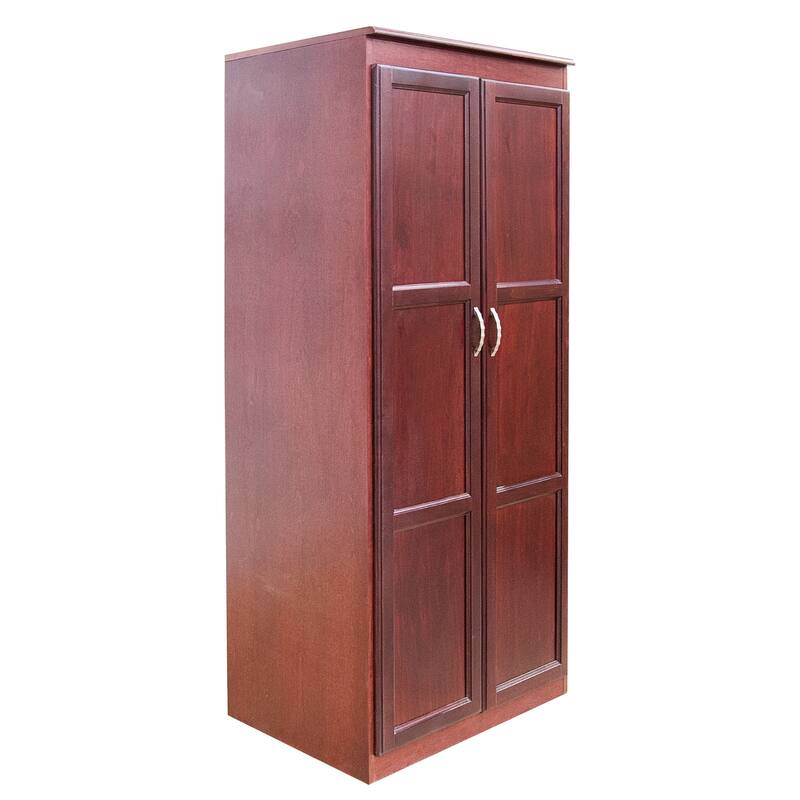 Concepts in Wood Armoire Wardrobe Closet, 6 ft Tall