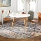 preview thumbnail 16 of 23, Livabliss New Mexico Bohemian & Eclectic Area Rug Denim - Round - 5' 3" x 5' 3"
