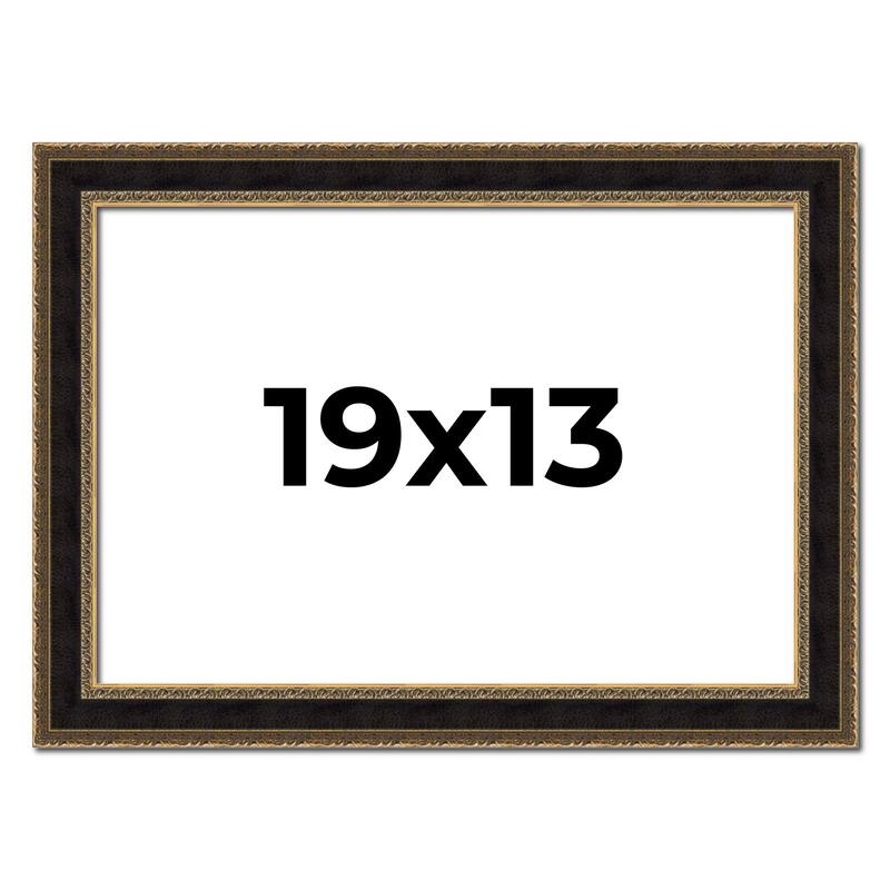 19x13 Frame Gold Antique Vintage Sold Wood Picture Frame | 1.75 Inch