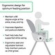 preview thumbnail 3 of 5, Deluxe High Chair - 7-in-1 Convertible Baby Seat, Removable Rocking Infant Seat, Unisex, for Ages 0-36 Months