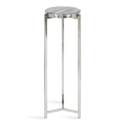 Kate and Laurel Aguilar Glam Drink Table - 9x9x23