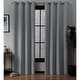preview thumbnail 57 of 68, ATI Home Academy Total Blackout Grommet Top Curtain Panel Pair 52x96 - Silver