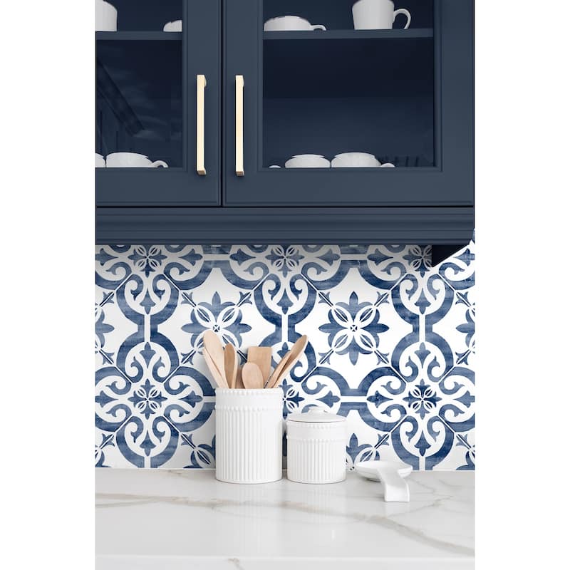 Luxe Haven Porto Tile Peel and Stick Wallpaper