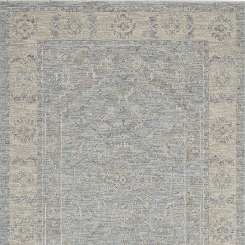 Power Loomed Floral Traditional Area Rug - 92' X '63' X '0.5