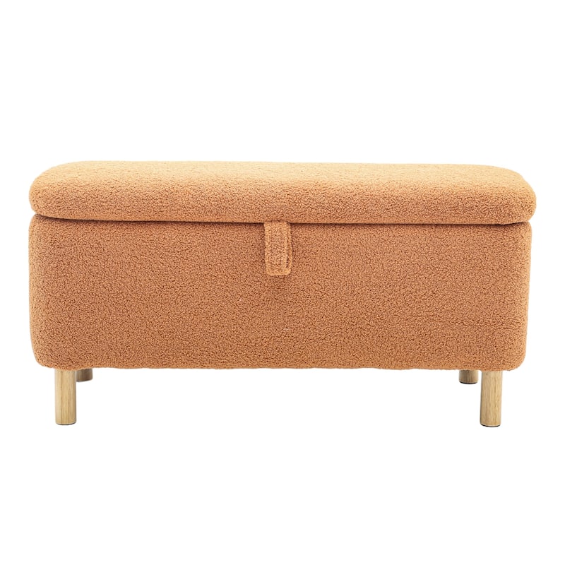 39'' L Upholstered Storage Ottoman Bench