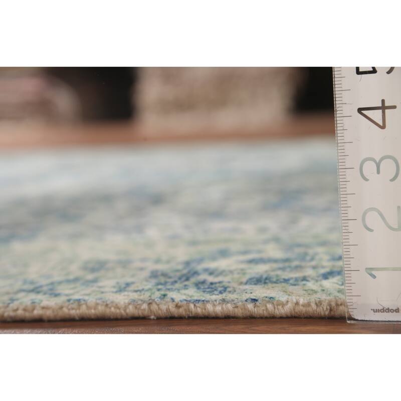 Modern / Abstract Area Rug Hand-Knotted Wool Carpet - 5'6"x 7'9"