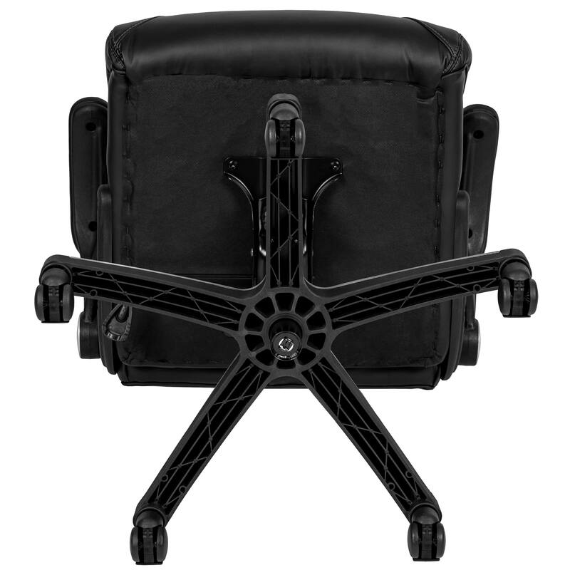 High Back LeatherSoft Executive Swivel Chair with Double Layered Headrest