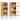 Gymax 2PCS Bamboo Cabinet Narrow Kitchen Storage Cabinet w/ Open