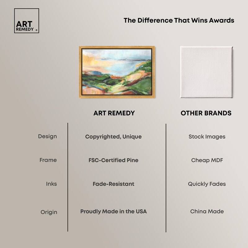 Abstract Landscape Canvas by Art Remedy